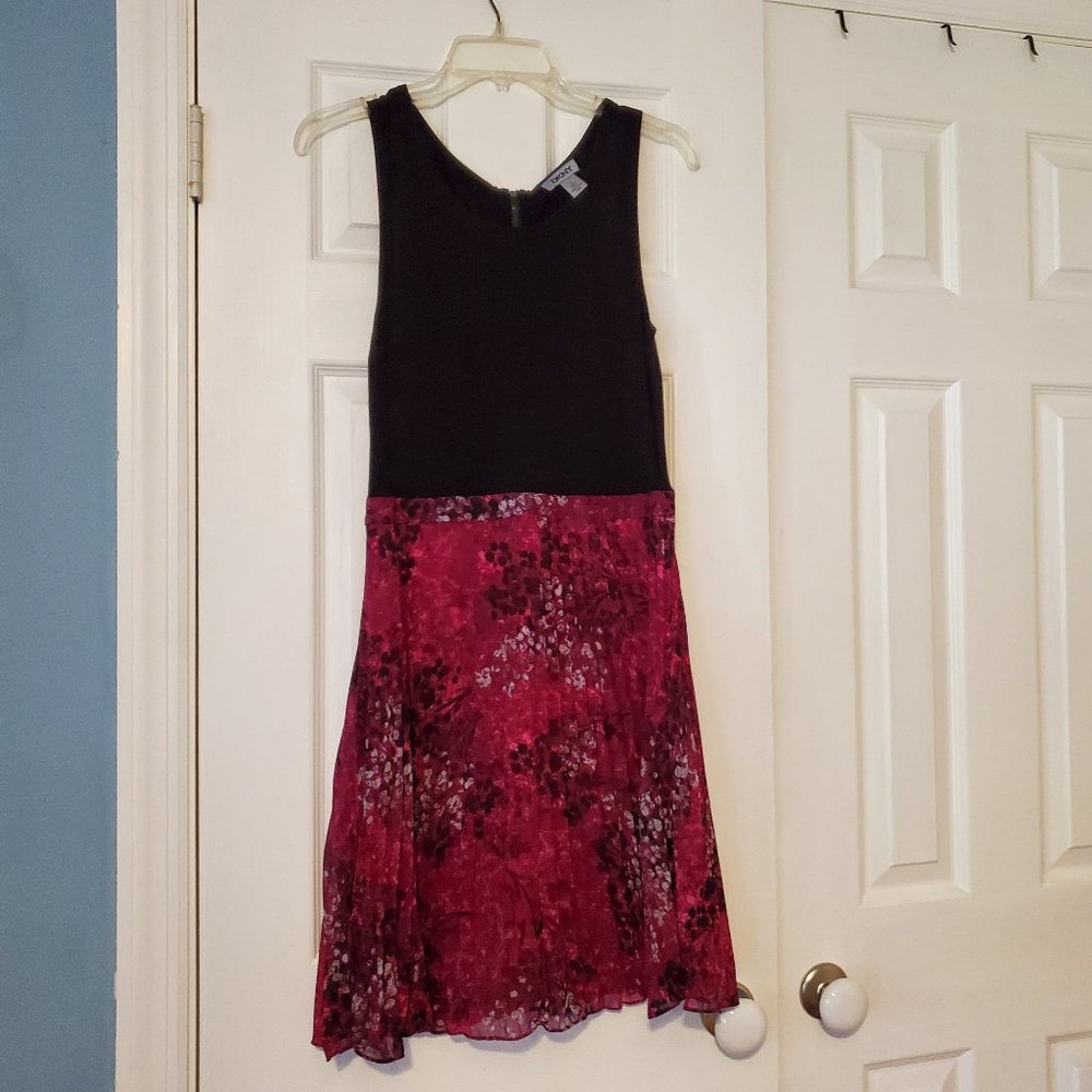 DKNY tank dress with pleated skirt Sz 8